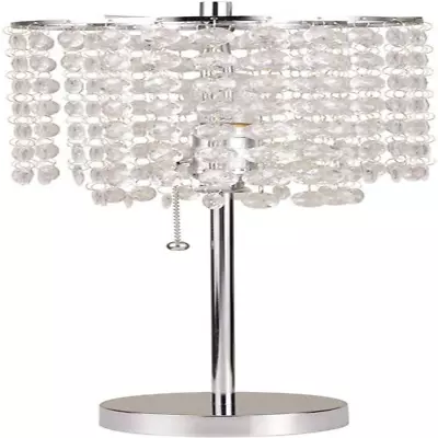 ORE International 8315C Deco Glam Table Lamp 20.25  Silver  • $52.01