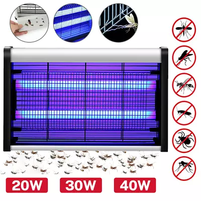 Mosquito Fly Bug Insect Zapper Killer Indoor Outdoor Electronic Light Trap Lamp • $32.98