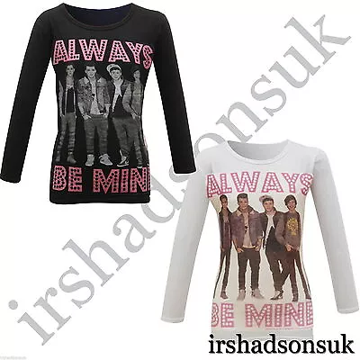 New Girls Union J  Always Be Mine  Long Sleeve T Shirt/top Size 7-13 Years • £4.99