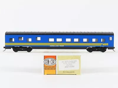 HO Scale Con-Cor 0001-000992 Via Rail 72' Sleeper Passenger  Vermillion River  • $19.95