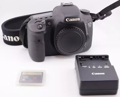 Shutter 48K (32%)! Canon EOS 7D 18MP Digital SLR Camera Body With Extra • $199