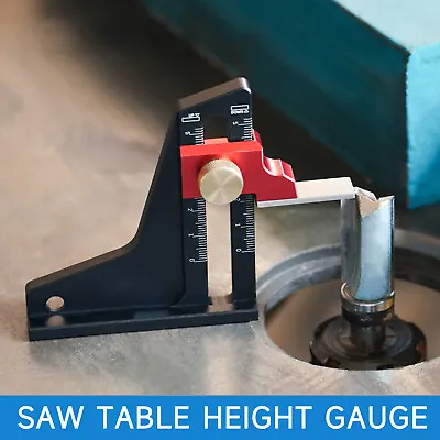 Height Gauge Depth Measuring Ruler Tool New Height Gauge Woodworking Saw Table • $14.89