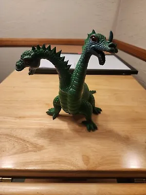 Vintage Imperial Godzilla Dragon Two Headed Toy Figure Plastic Fantasy Dungeons • $28