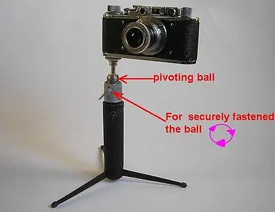 $14.99 • Buy Vintage Russian Mini Tripod To Video & Camera Fed Leica Contax Pentax Sony Nikon