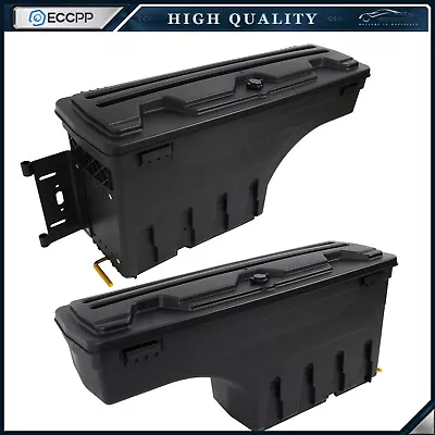 Left + Right Side Truck Bed Swing Storage Tool Box For 2019-2021 Dodge Ram 1500 • $174.59