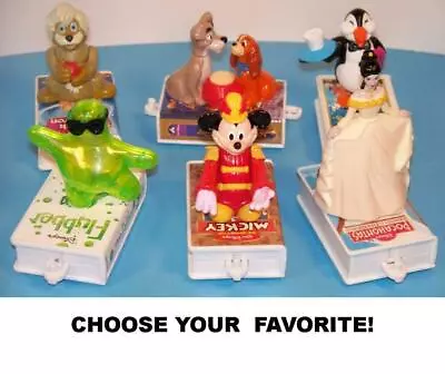 McDonald's 1998 Vintage Disney Video Favorites Train Toys-Pick Your Favorite! • $6