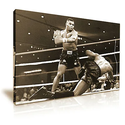 Mike Tyson Greatest Hit Knock Out Modern Art Canvas Print~ 5 Sizes  • £16.99