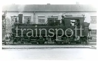Barite Photo Steam Locomotive 99 601 Bw Radeburg In Lommatzsch 1961 • £8.14