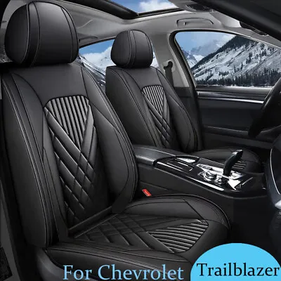 For Chevrolet Trailblazer 2021-2024 5-Seat Covers Cushion Pad Faux Leather Cover • $128.39