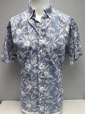 Vineyard Vines Men's Shirt Hawaiian Floral Print Button Down Whale Large • $25