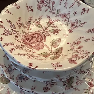 Johnson Brothers Rose Chintz 17 Pieces Dinnerware • $56