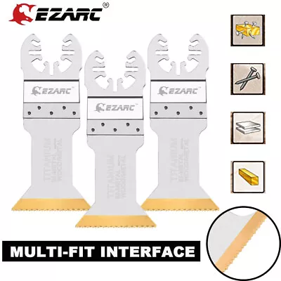 3-pack Ezarc Dewalt Oscillating Tool Blade Saw Blades For Wood Metal Cutter Hss • $14.30