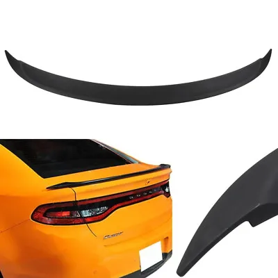 Rear Black Down-Force Trunk Spoiler Wing Lip For 2013-17 Dodge Dart 2.4L • $50.14