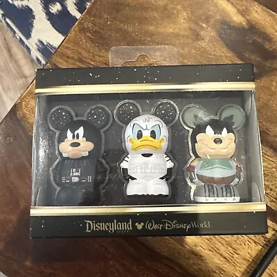 2012 Disney Vinylmation Star Wars 3D Pin Set EMPIRE Vader Stormtrooper And Boba • $30