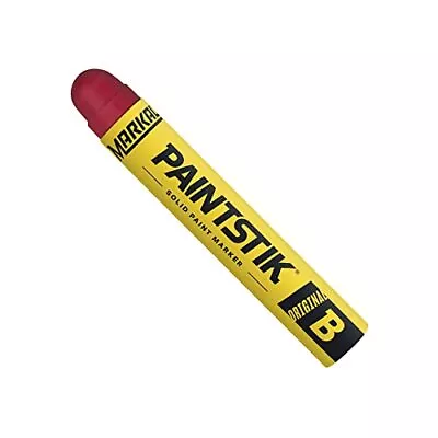 Markal 80222 B Paintstik Solid Paint Ambient Surface Marker Red (Pack Of 12)... • $23.67