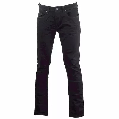 Buffalo By David Bitton Men's Max-X Basic Midnight Wax Black Super Skinny Jeans • $99.95