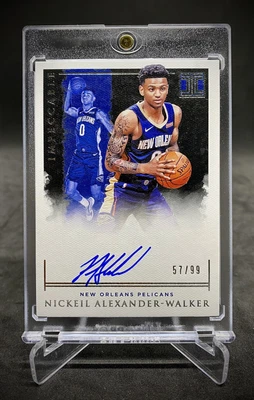 $98 • Buy 2019-20 Impeccable Nickeil Alexander-Walker Auto RC /99 NBA Rookie Pelicans