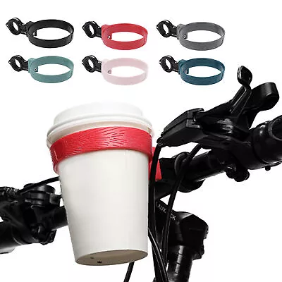 Bicycle Cup Holder Bike Coffee Drink Cup Handlebar Mount Stand Aluminum Alloy • $13.49