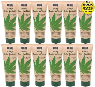 12x Hemp Body Lotion Soft Silky Skin Organic Ingredients 250ml BULK BUYS • $38.57