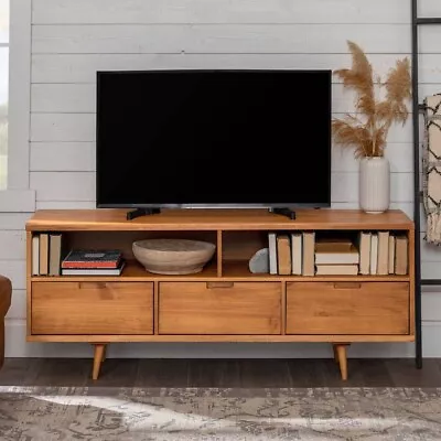 Saracina Home's Mid-Century Modern TV Stand With 3 Drawers For Up To 65  TVs. • $397