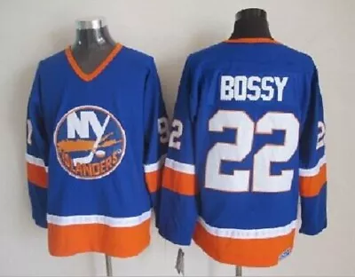 #22 Mike Bossy Jersey Classic Style Blue • $45