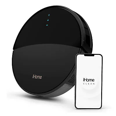 $53.34 • Buy IHome IHRV1-BLK AutoVac Eclipse Robot And Self Charging Vacuum Cleaner(Open Box)