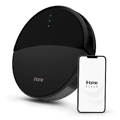 IHome IHRV1-BLK AutoVac Eclipse Robot And Self Charging Vacuum Cleaner(Open Box) • $55.36