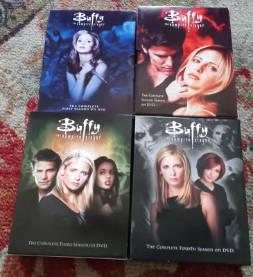Buffy The Vampire Slayer Seasons 1 2 3 4  DVD Box Sets Lot Of 4 Tested • $29.90