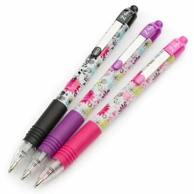 £3.49 • Buy Zebra Z-Grip Funky Floral Ballpoint Pens - Assorted 3 Pack