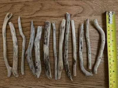 £4.99 • Buy Speyside Scottish Driftwood 13 Pieces 13-17cm Long For Arts & Crafts (G)