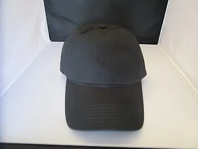$16.02 • Buy Big X Plain Black Baseball Cap One Size Fits All