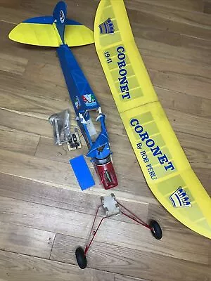 £50 • Buy Vintage Coronet For Repair RC Aeroplane Aircraft Radio Controlled Plane 68” Span