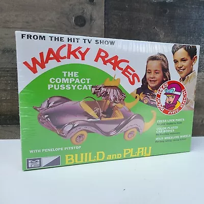 Wacky Races Compact Pussycat Figure Snap MPC Model Kit Penelope Pitstop Mancave • $39.38
