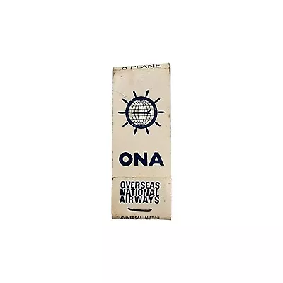 Overseas National Airways  ONA Matches Not Full • $12.12