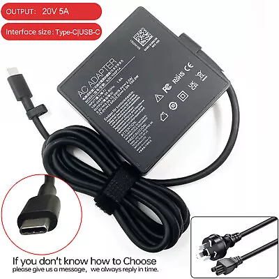 20V 5A Laptop Ac Adapter Charger For Asus CZ1000DVA G513QH G713QH GA401QE • $99.99