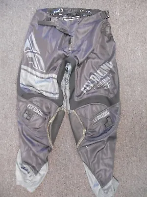 Fly Racing Kinetic Era Pants Racing Atv Offroad Racing Sz 32 Black Gray Suzuki • $65