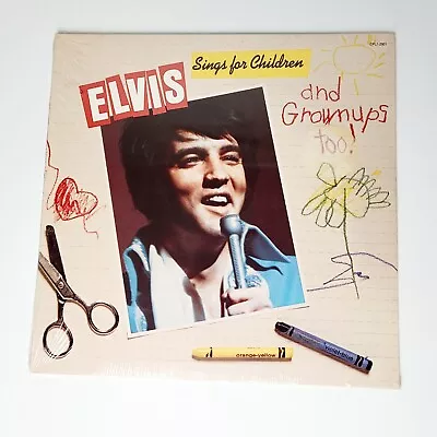 Elvis Presley Sings For Children And Grownups Too! RCA 12  LP 33 RPM Sealed 1978 • $25