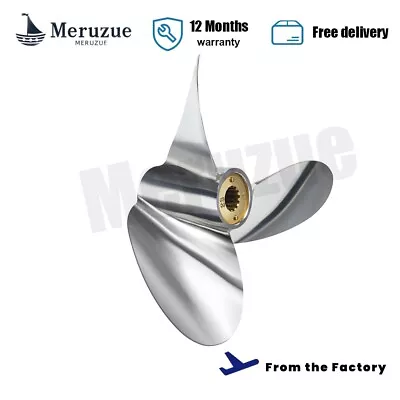 10.38x18p Chopper Boat Propeller 48-43592A71 Fit Mercury 30-60HP 13 Spline Tooth • $249