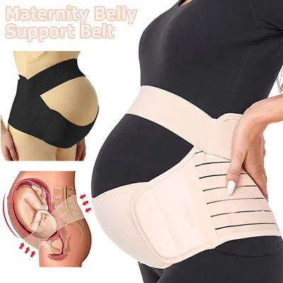 3 IN 1 Maternity Band Support Belt Pregnancy Back Relief Fajas Tummy Belly Brace • $10.99