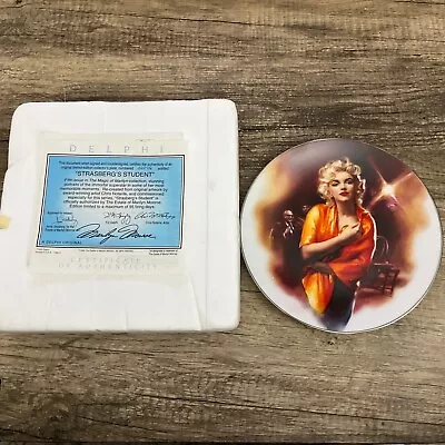 Magic Of Marilyn Monroe “Strasberg’s Student”Delphi 8  Collector Plate LE #2687A • $10