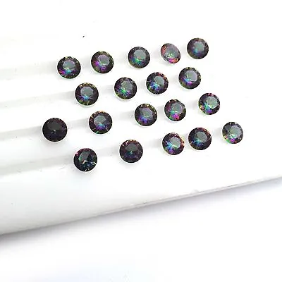 Mystic Quartz Round Cut Loose Multi Color Gemstone Lot 217 Pcs 4 Mm 55 Ct • $21.38