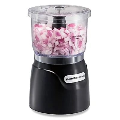 Hamilton Beach Electric Vegetable Chopper & Mini Food Processor 3-Cup Black • $19.90