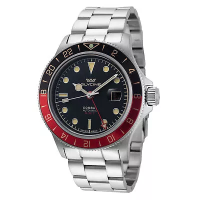 Glycine Men's Combat Sub GMT 42mm Automatic Watch GL0380 • $907.94