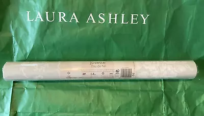 1 Roll Classic Laura Ashley Josette Eau De Nil Wallpaper 085854-A/1 Free Postage • £23