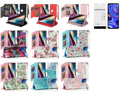 For Motorola Moto One 5G / Moto G 5G Plus UW (2020) Wallet Case Phone Cover + TG • $11.98