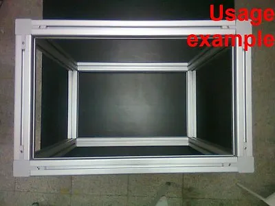 Aluminum T-slot 4040 Extruded Profile 40x40-8mm Box Frame Size W750xD750xH750mm • $403.60