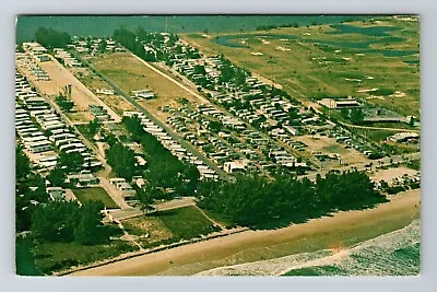 FL-Florida Melbourne Beach Mobile Park Aerial View Vintage Postcard • $7.99