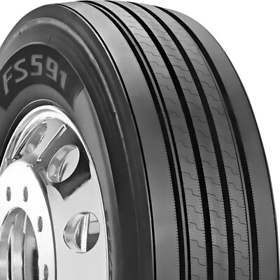4 Tires Firestone FS591 295/75R22.5 Load H 16 Ply Steer Commercial • $2769.99