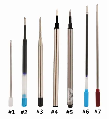 Choose Refill - 7 Types Ballpoint & Rollerball Fit Most Major Brands 5 Pack • £8.96