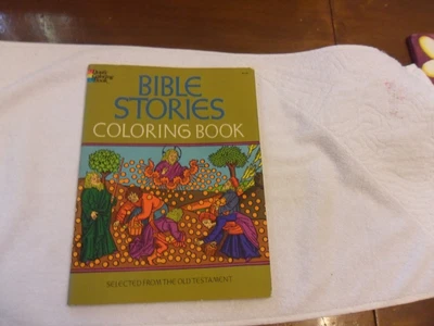 $20 • Buy Dover Bible Stories Colouring Book Vintage